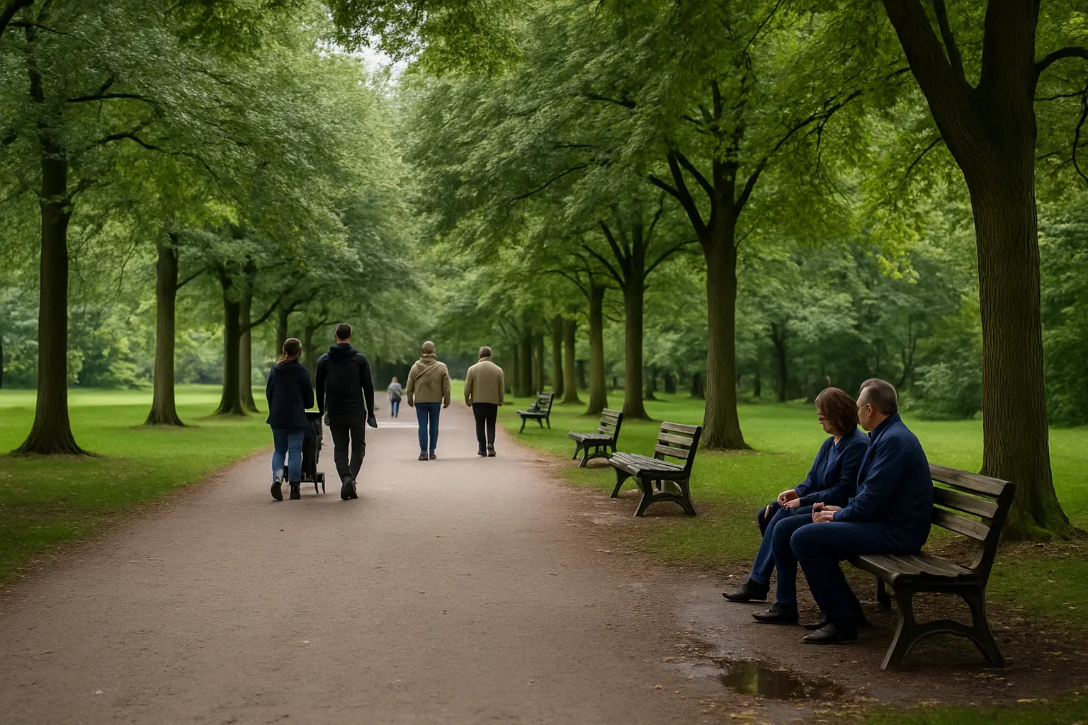 Bewölkt – Parks mit Schatten